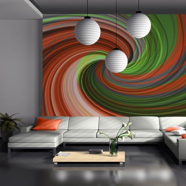 Veľkoformátová tapeta Artgeist Swirling Rainbow, 350 x 270 cm