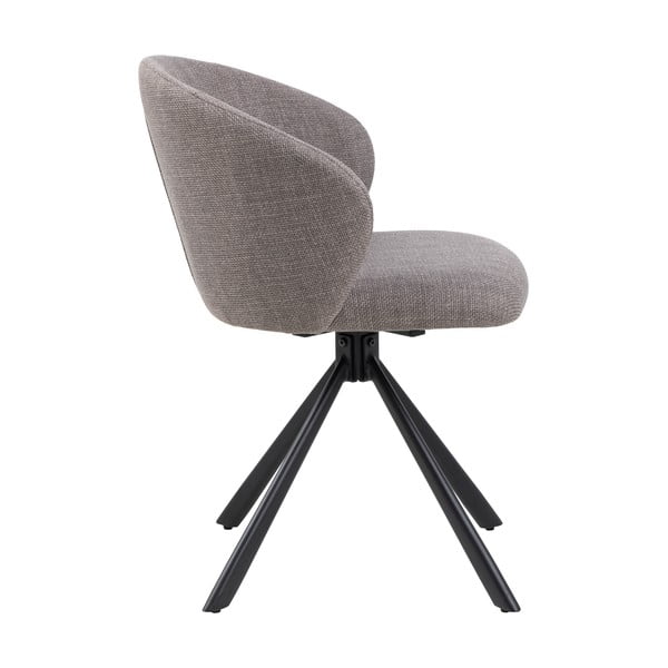 Sivé čalúnené jedálenské kreslá v súprave 2 ks Pippa – Actona-image-3