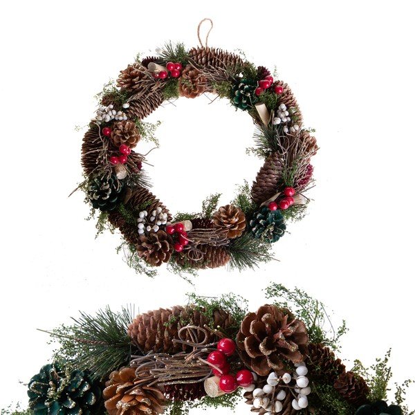 Vianočný veniec ø 36 cm Berry & Pine – Brandani