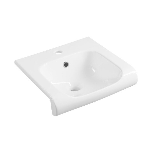 Biele keramické umývadlo 40x40 cm Inka – Sapho