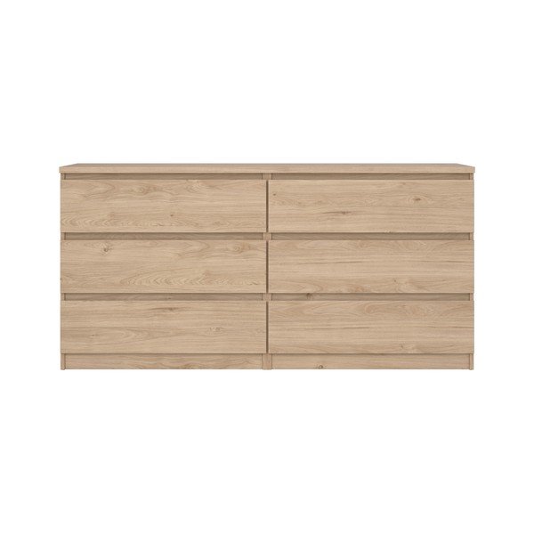 Komoda v dekore duba v prírodnej farbe 154x76x50 cm Naia – Tvilum-image-3