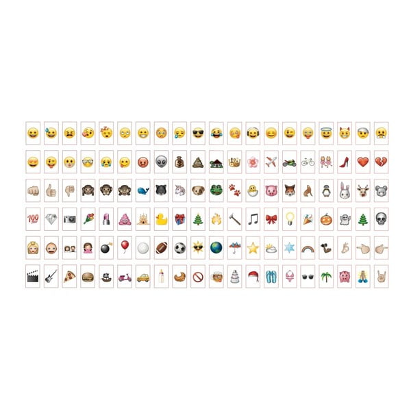 Sada 120 znakov pre svetelný box Gingersnap Emoji Pack
