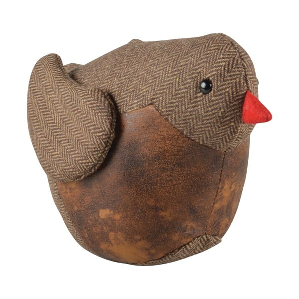 Hnedá zarážka za dvere v tvare vtáčika Esschert Design