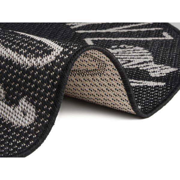 Čierny detský koberec Ragami Letters, ø 120 cm-image-2