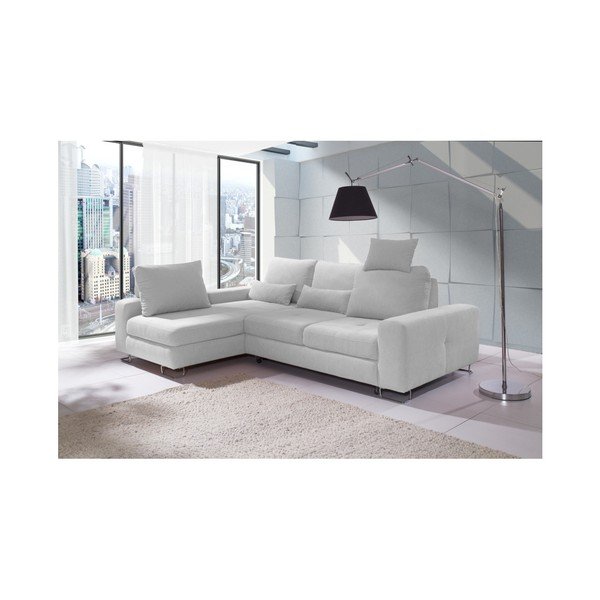 Svetlá rohová rozkladacia pohovka Windsor & Co. Sofas Alpha, ľavý roh-image-2
