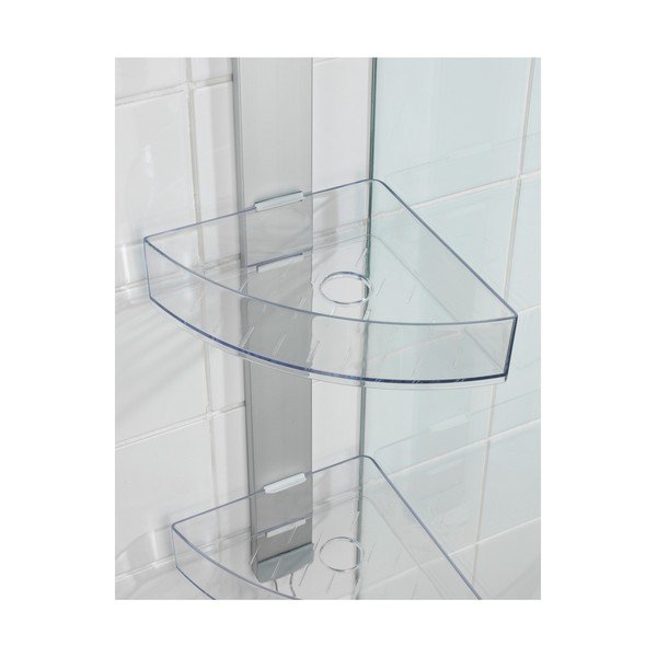 Rohová závesná kúpeľňová polička Wenko Premium-image-3