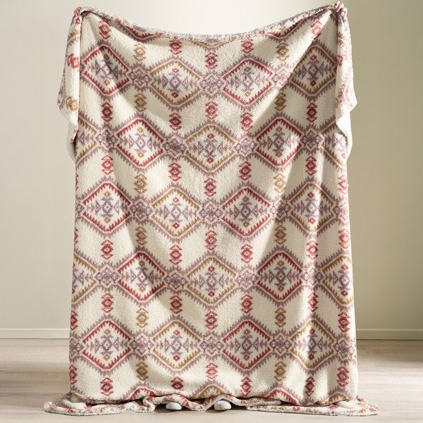 Deka v prírodnej farbe 240x200 cm Navajo Fleece – Catherine Lansfield-image-1