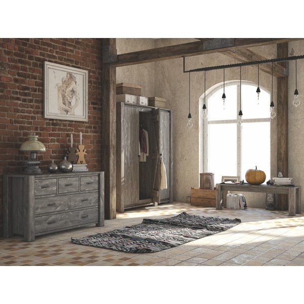 Skrinka Seart z masívnej borovice, 120x77 cm-image-1