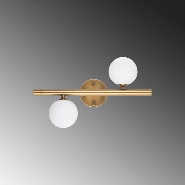 Nástenné svietidlo v zlatej farbe Domino – Opviq lights-image-3