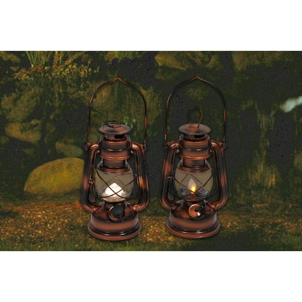 LED lampáš v bronzovej farbe (výška 19 cm) – Hilight-image-1