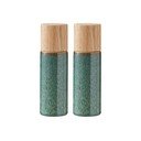 Zelená keramická sada mlynčekov na korenie a soľ 2 ks Gastro Green – Bitz