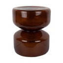 Sklenený okrúhly odkladací stolík ø 35 cm Doble  – Leitmotiv