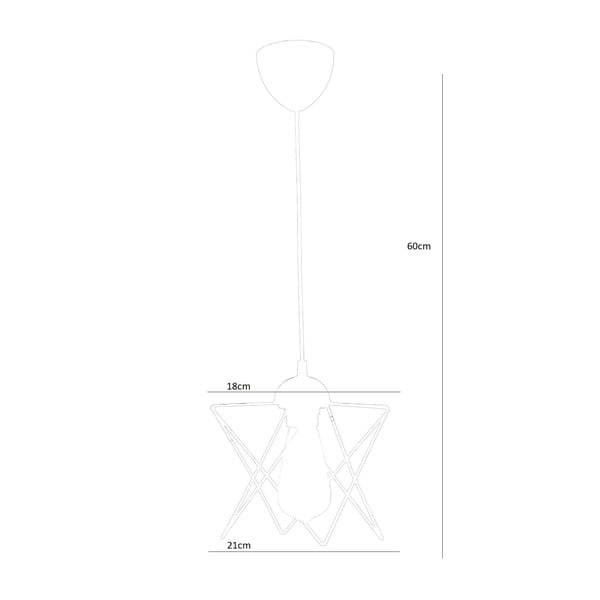 Čierne závesné svietidlo – Opviq lights-image-3