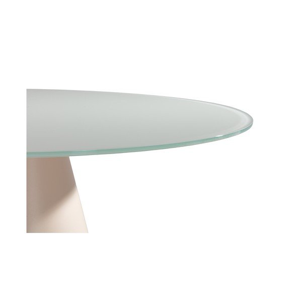 Okrúhly jedálenský stôl so sklenenou doskou ø 120 cm Vida – MOME-image-4