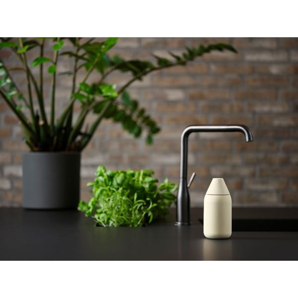 Svetložltý silikónový dávkovač mydla 300 ml Singles – Zone-image-2