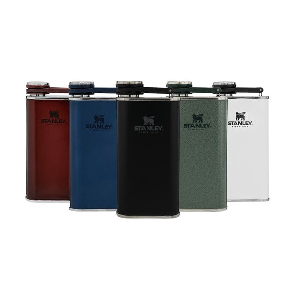 Čierna ploskačka z nehrdzavejúcej ocele 230 ml Easy-Fill Wide Mouth Flask Black – Stanley-image-2