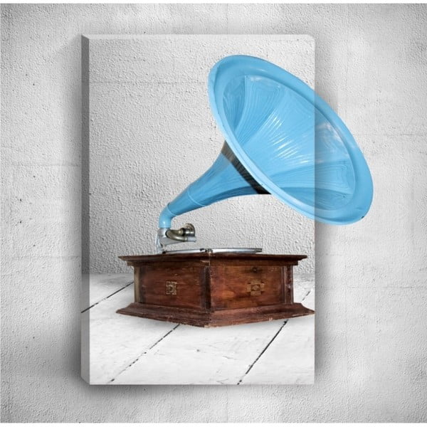 Nástenný 3D obraz Mosticx Gramophone, 40 × 60 cm
