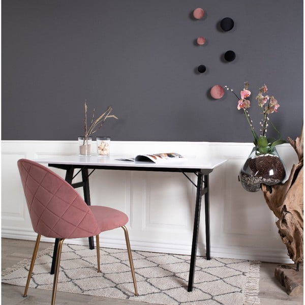 Súprava 2 ružových jedálnych stoličiek House Nordic Geneve-image-3