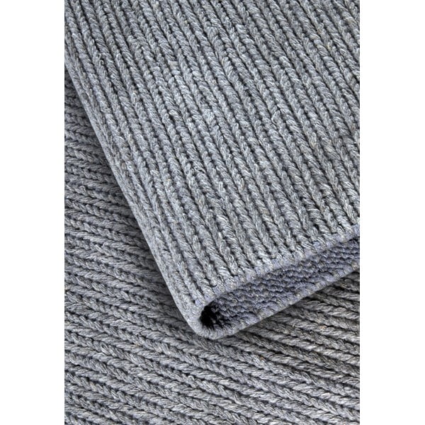 Sivý ručne tkaný vlnený koberec 80x150 cm Francois – Villeroy&Boch-image-4