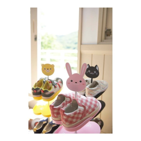 Čierny kovový detský stojan na topánky Kid's Shoe Rack – YAMAZAKI-image-2