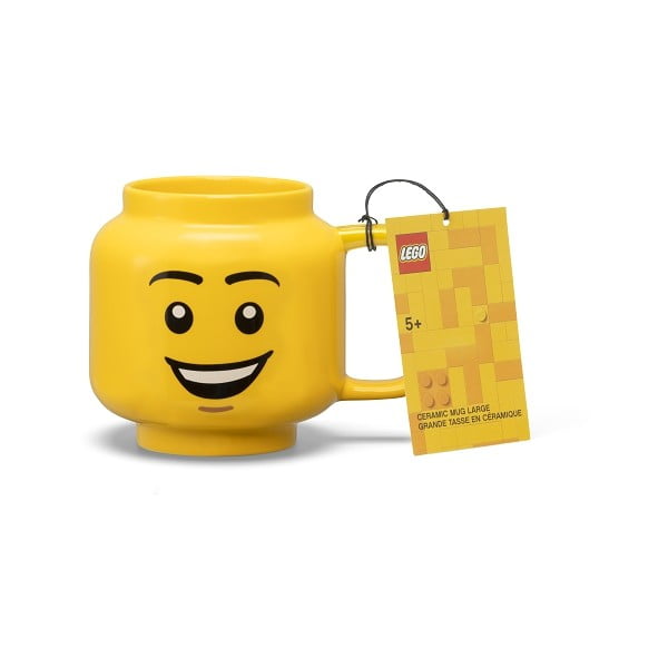 Žltý keramický detský hrnček 530 ml Head - LEGO®-image-4
