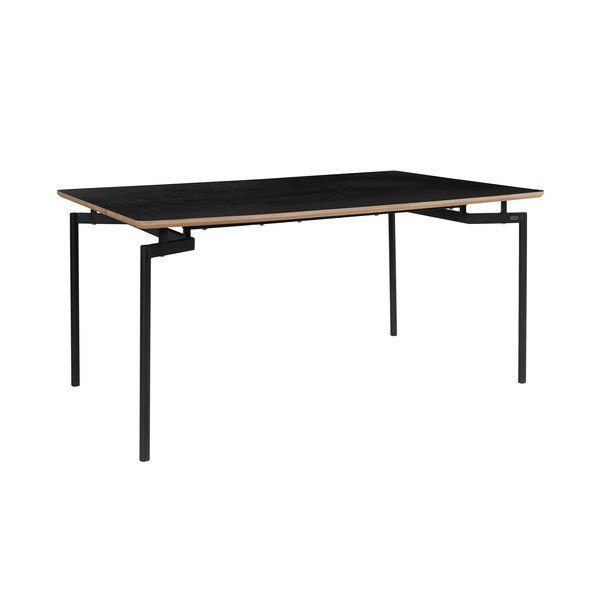 Čierny jedálenský stôl 90x160 cm Alto – Støraa-image-1