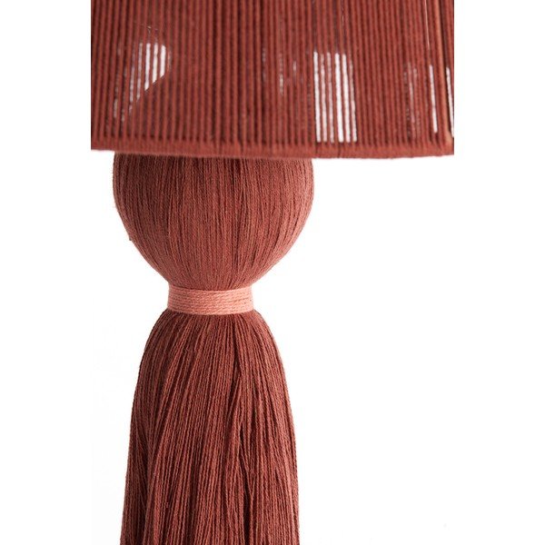 Stolová lampa v tehlovej farbe s textilným tienidlom (výška  58 cm) Espino – Light & Living-image-3