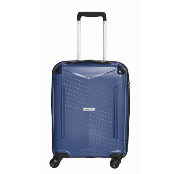 Modrý cestovný kufor Packenger, 33 l