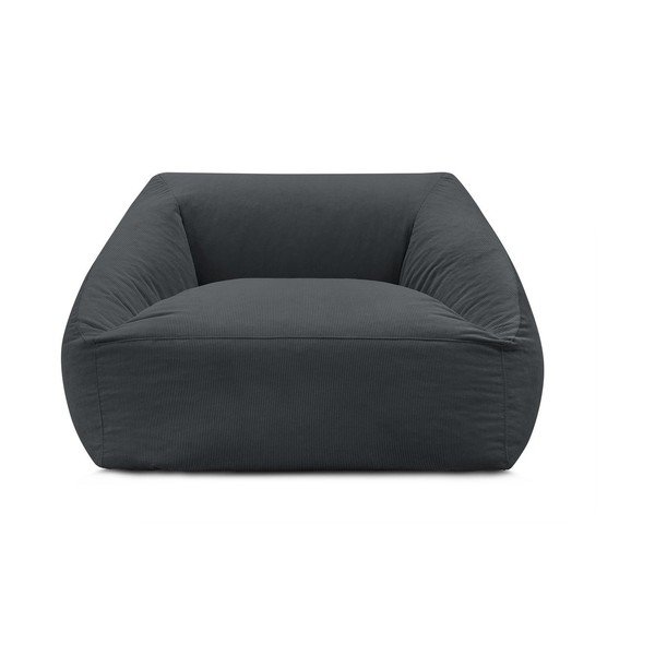 Tmavosivý menčestrový sedací vak Lilibet – Bobochic Paris-image-3