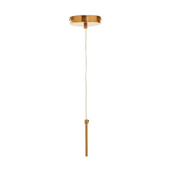 Kovové závesné svietidlo v zlatej farbe so skleneným tienidlom ø 25 cm Trieste – Premier Housewares-image-4