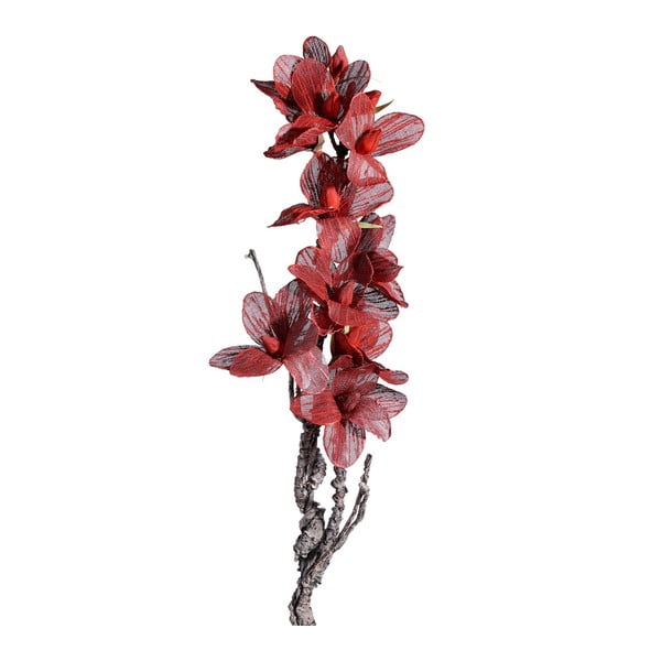 Umelá kvetina s červenými kvetmi Ixia Fola, výška 122 cm
