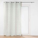 Bielo-zelený záves 140x240 cm Maddy – douceur d'intérieur