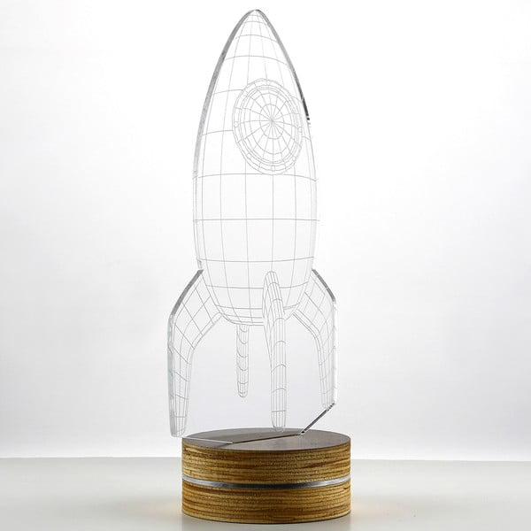 3D stolová lampa Rocket-image-1