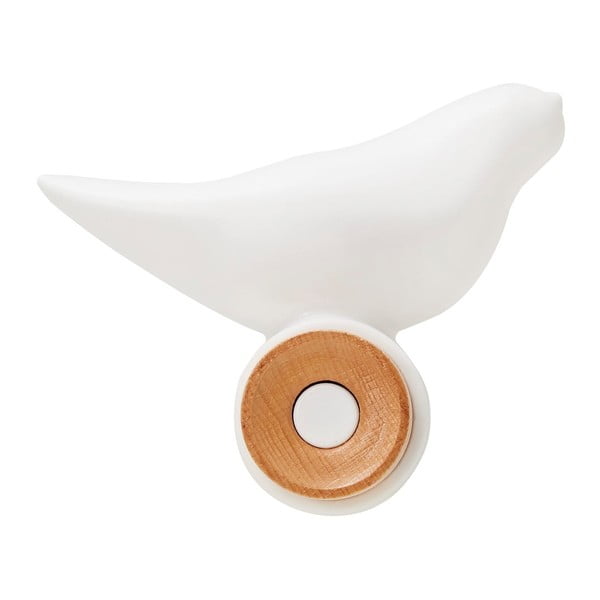 Biely nástenný háčik Bonami Essentials Bird-image-2