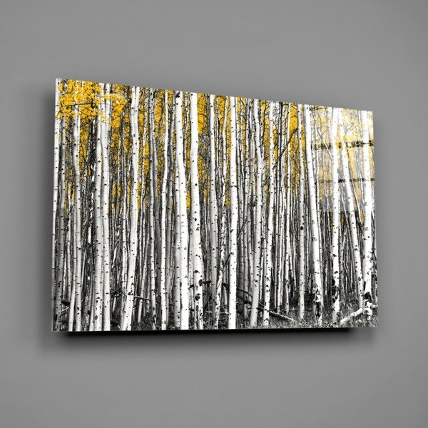 Sklenený obraz Insigne Yellow Forest, 110 x 70 cm-image-3