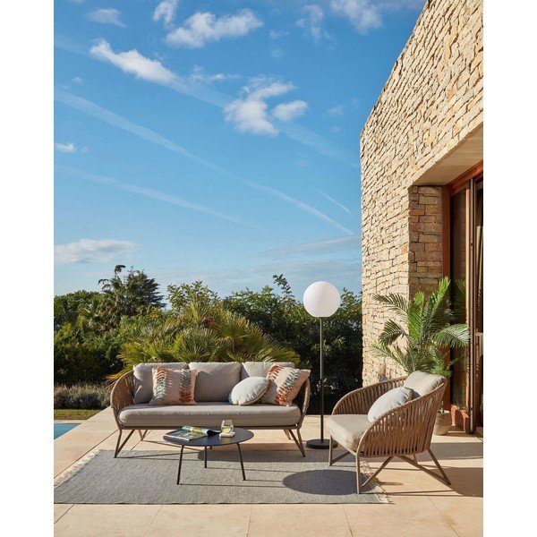 Čierny konferenčný stôl Kave Home Ulrich, ⌀ 70 cm-image-2