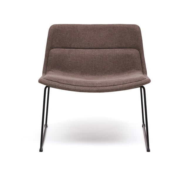 Hnedé kreslo Zahara – Kave Home-image-2