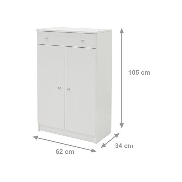 Biela komoda Evergreen Houso Design-image-2