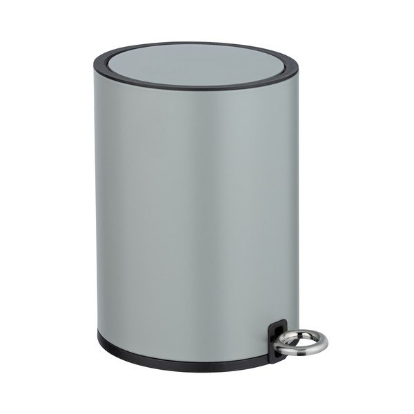 Matne sivý pedálový odpadkový kôš Wenko Nant, 3 l-image-1