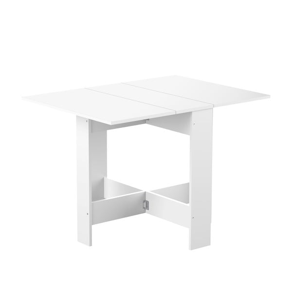 Rozkladací jedálenský stôl s bielou doskou 76x28 cm Papillon – TemaHome-image-3