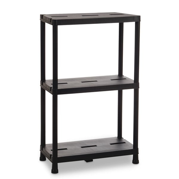 Čierny plastový úložný regál 60x95 cm Universal Pro – Toomax