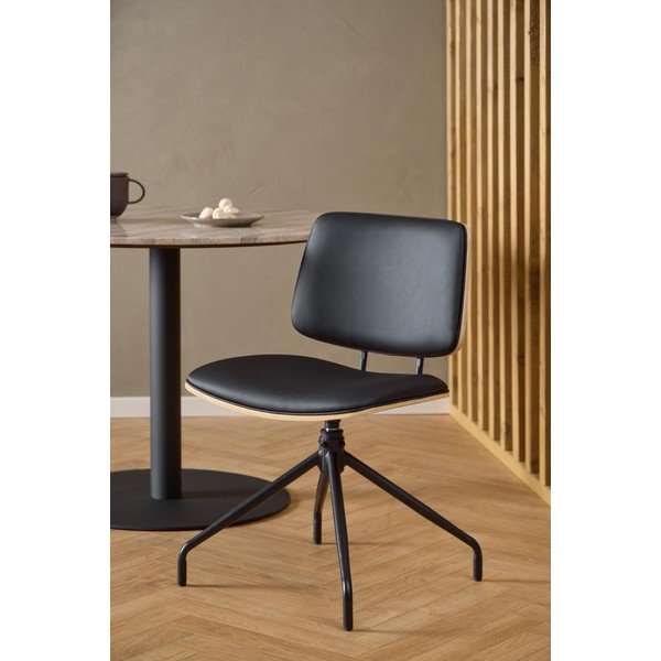 Čierna jedálenská stolička Owen – Actona-image-3