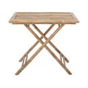 Bambusový záhradný odkladací stolík 90x90 cm Sole – Bloomingville