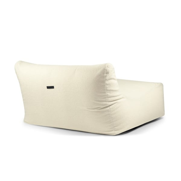 Krémový sedací vak z textílie buklé Sofa Lounge – SLOWDOWN-image-4