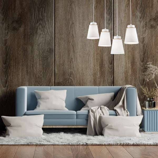 Biele závesné svietidlo - LAMKUR-image-1