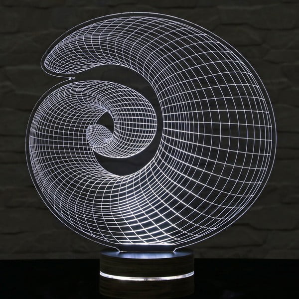 3D stolová lampa Shell