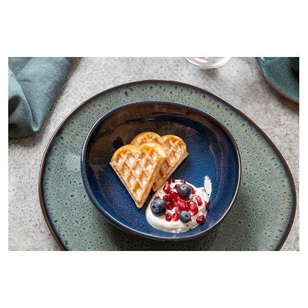 Zeleno-sivý kameninový tanier Villeroy & Boch Like Lave, ø 28 cm-image-1