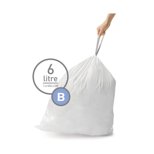 Sťahovacie vrecia na odpadky v súprave 30 ks 6 l B – simplehuman-image-4
