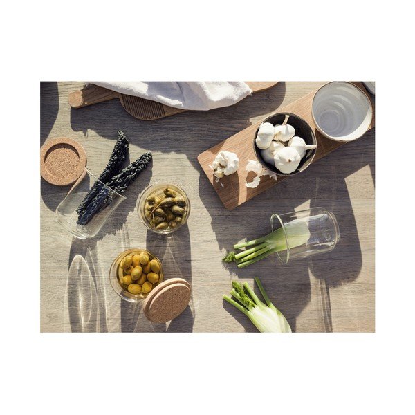 Sklenená dóza Sagaform Nature, výška 8,6 cm-image-2