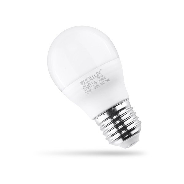 Neutrálna LED žiarovka E27, 7,5 W – Sollux